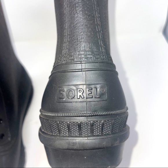 Vintage Sorel Canada Rubber Boots – Wool Lined, Black, Men\'s Size 7 main image 7